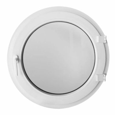 Finestra ROTONDA - A BATTENTE , Rehau 5 camere, BIANCO, DIAMETRO 900 mm